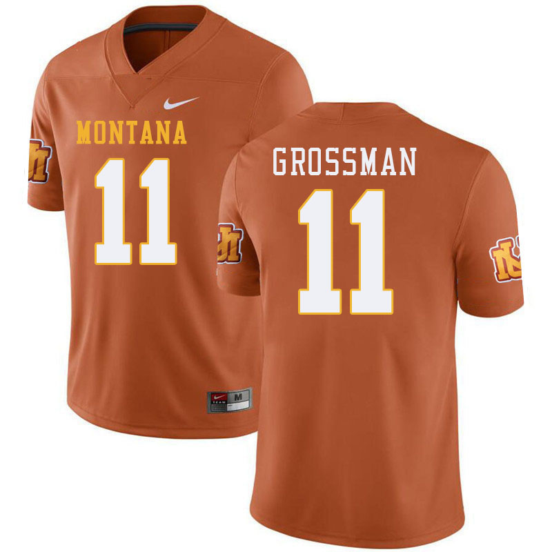Montana Grizzlies #11 Cole Grossman College Football Jerseys Stitched Sale-Throwback